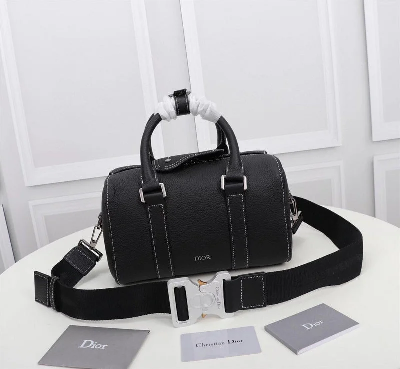 Christian Dior handbags with a snap - button closure and a decorative buckleDior Bag