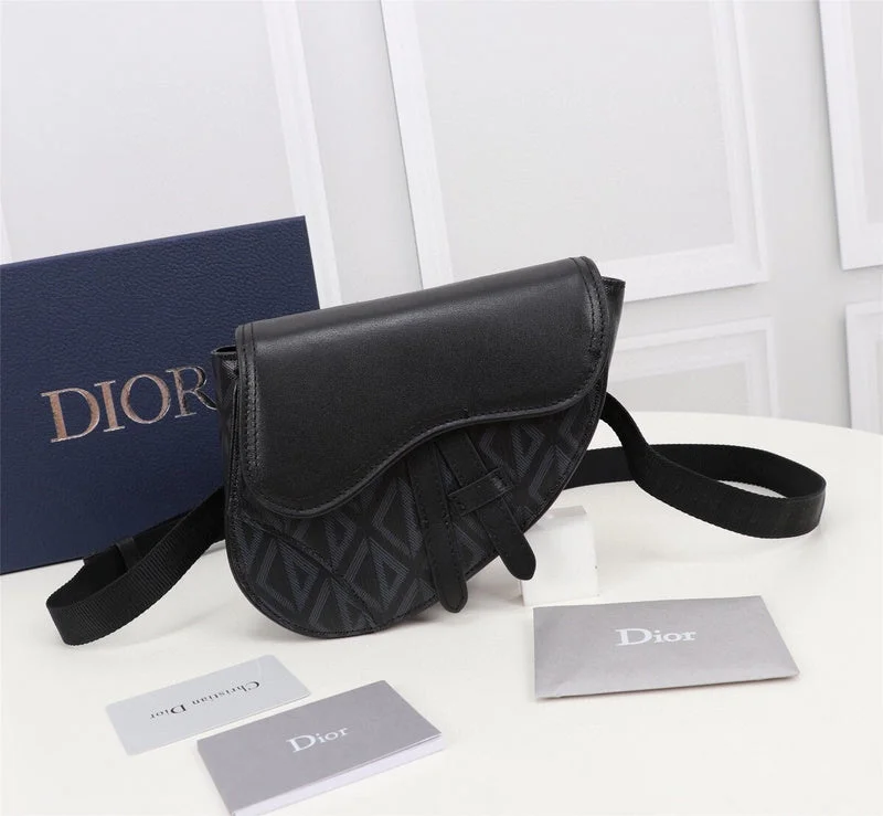 Christian Dior handbags with a snap - button closure and a decorative buckleDior Bag