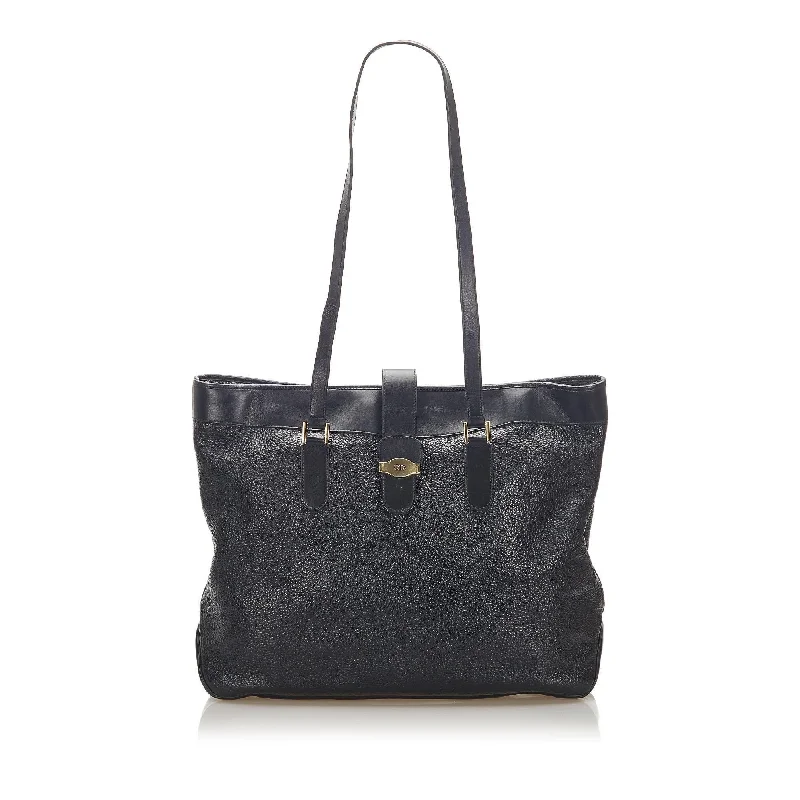 Christian Dior backpacks with a sleek, minimalist silhouetteDior Leather Tote Bag (SHG-17357)