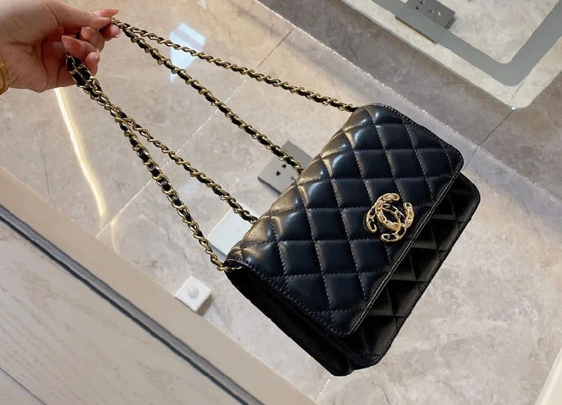 Chanel New Arrival Handbag with Gold HardwareLeather Chanel Woman Handbag