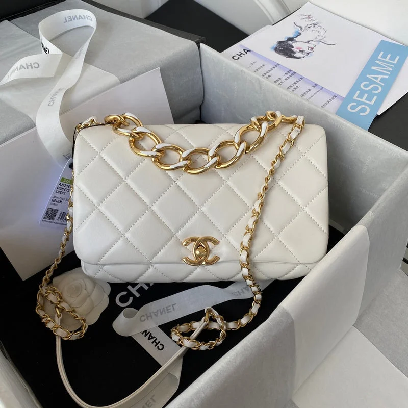 Chanel Quilted Leather Shoulder Bag for FashionistasWhimsy Finds - Chanel Bags - 1266